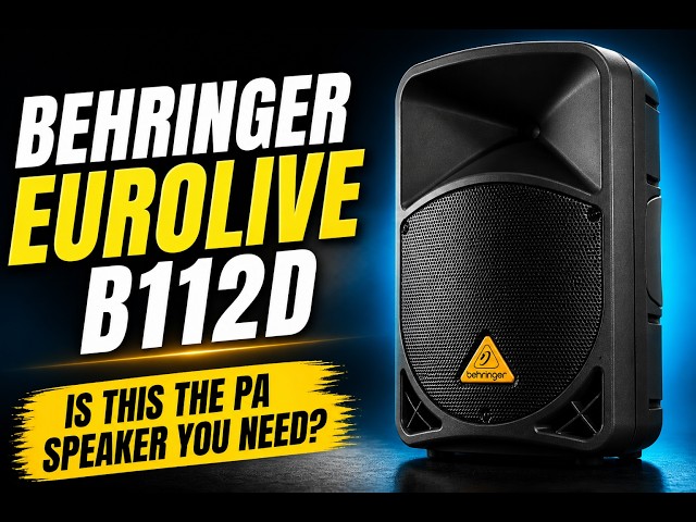 Behringer EUROLIVE B112D - Is This the PA Speaker You Need - YouTube