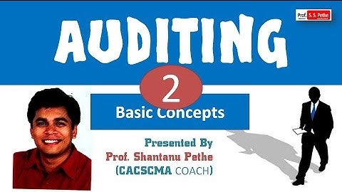 Basic Concepts of Auditing  Part B (Auditing Standards) for CS Executive CA IPCC CA Final CMA Inter