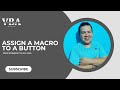 Assign a Macro to a button - Programación en VBA