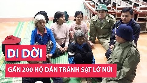 Quảng Ngãi: Di dời hơn 200 hộ dân tránh sạt lở núi