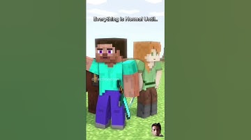 Sigma Herobrine VS Steve 🗿 #herobrine #steve #sigma #animation #minecraft #shorts #viral #alex