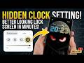 Make Your Android Lock Screen Look Better With This Clock Setting