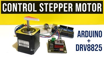 Control Stepper Motor with Arduino and DRV8825 driver