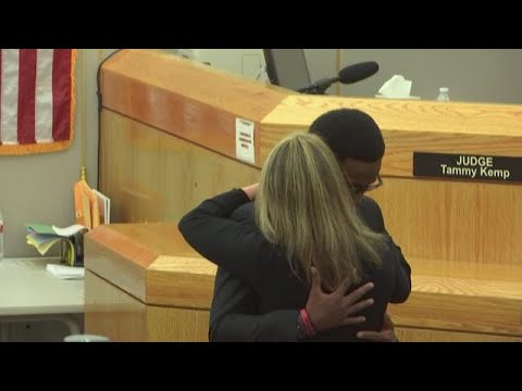 Victim’s Brother Hugs Former Cop After She’s Sentenced - Thumbnail Image