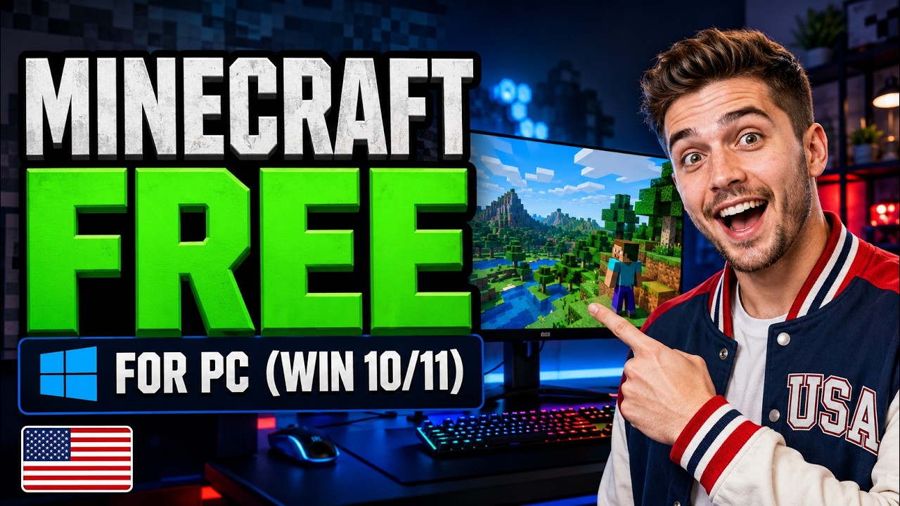🏅 How to INSTALL Minecraft BEDROCK for FREE on Any Windows 10 \u0026 11 PC🏅FREE Minecraft Bedrock 2026