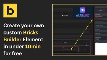 Bricks Builder: Create your own Custom Element in under 10mins with WP Monkey