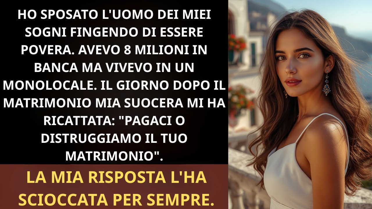 Il giorno dopo il matrimonio ero ancora nella bambagia quando suonò il campanello. Marco era partito per lavoro, io avevo una giornata tranquilla davanti. Invece sulla porta trovai mia suocera...