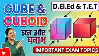 Mensuration Part 2: Cube &amp; Cuboid for TET/CTET/D.El.Ed Exams