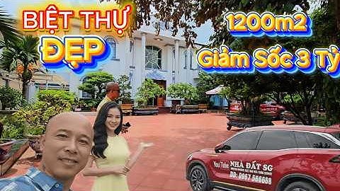 🛑BIỆT THỰ 1200m2 Giảm SỐC 3 Tỷ Bán Gấp - Có hồ bơi - Hồ Cá KOI Sân Vườn Cây Cảnh