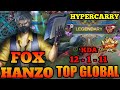 Best Build Hanzo Top Global by Fox Gameplay [ HyperCarry ] - MLBB