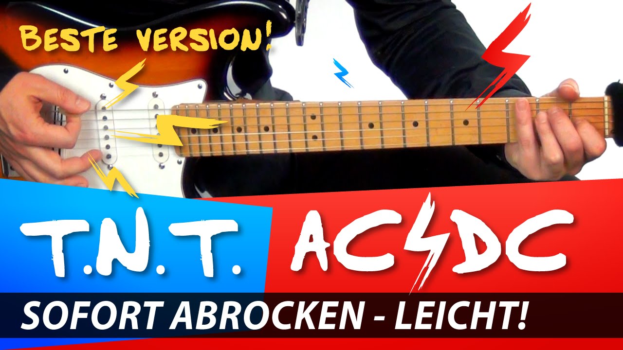TNT AC/DC E-GITARRE LERNEN Anfänger Deutsch - YouTube