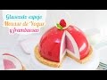 Glaseado espejo sobre mousse de yogur y frambuesa | Mirror Glaze | Quiero Cupcakes!