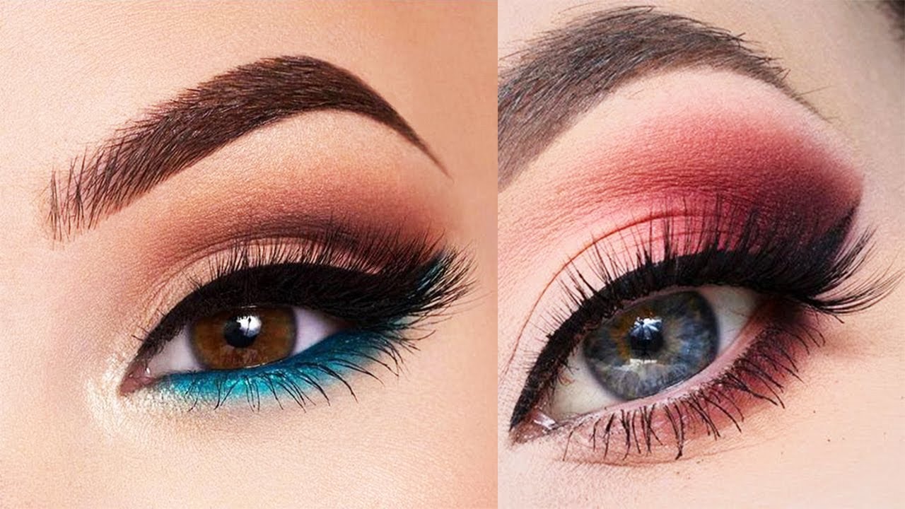 5 Stunning Eye Makeup for Work, School, Party, Festival, Everyday Tutorial Smokey Glitter Simple