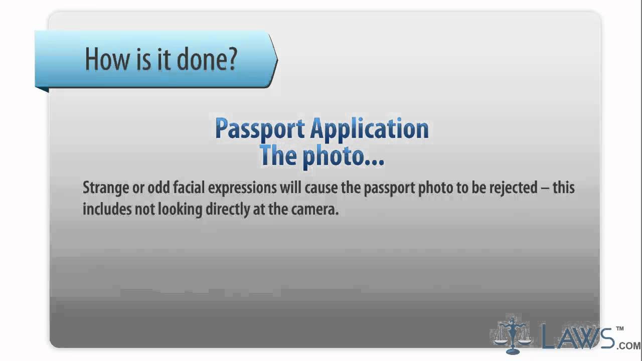 Passport Form Now Available at Legal Resource site Laws.com