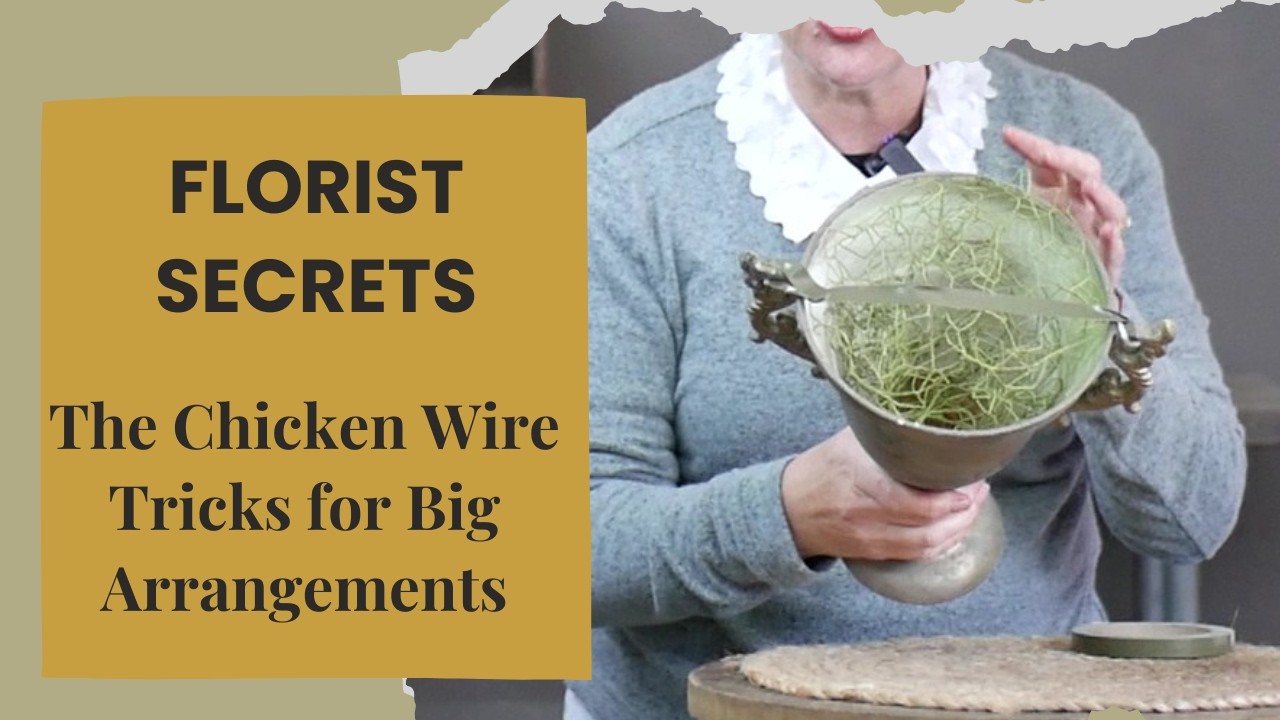 Изучите основные и простые приемы работы с проволочной сеткой для создания впечатляющих крупных ц...