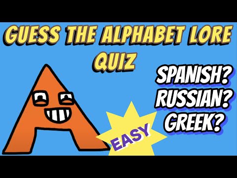 Guess that alphabet lore charter! (lowercase) - TriviaCreator