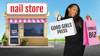 Trying SMALL BUSINESS Press-On Nails - Good Girls Press