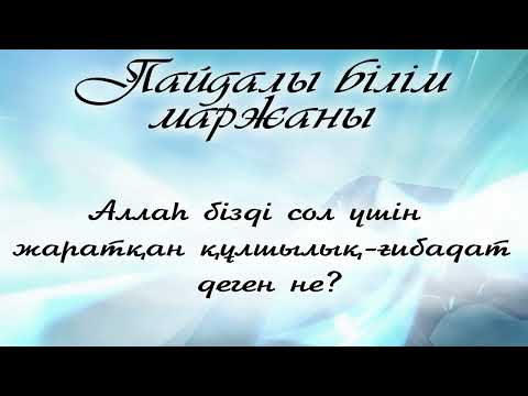 8. Пайдалы бiлiм