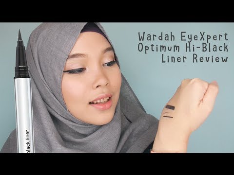 Review Wardah EyeXpert Optimum Hi-Black Liner. 
