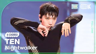 [K-Choreo 8K] 텐 직캠 'Nightwalker' (TEN Choreography) @MusicBank 240223 Resimi