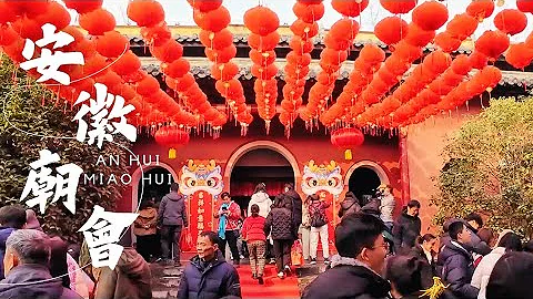 龍行龘龘 雪後初晴 合肥廟會萬頭攢動 非遺傳人現場展示絕活 花燈春聯鮮花鋪天蓋地 廟前廟後紅紅火火喜氣洋洋 匯成一片中國紅的海洋Chinese Market/4K - 天天要聞