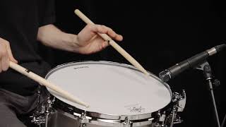 The Dunnett Classic 5.5 x 14 Titanium snare drum.