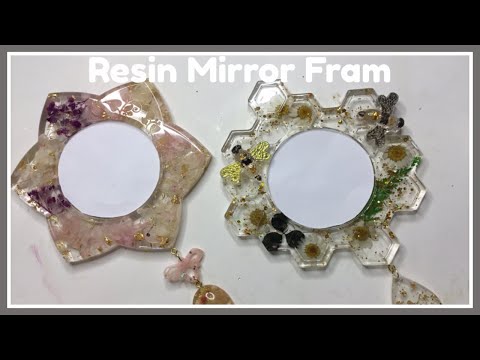 Resin Charms- Resin Mirror- DIY- Easy projects 