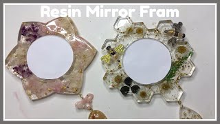 Resin Mirror Frame | RoseJayCreates