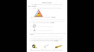 Grade 8 Pre-Technical Studies Paper 1 Mid Term 2 Exam 2025