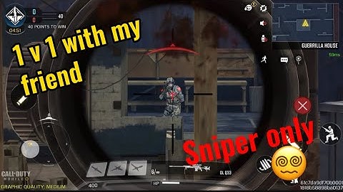 Doing a 1v1 with my friend sniper only ft.yeahjoe_ (cod mobile) #4