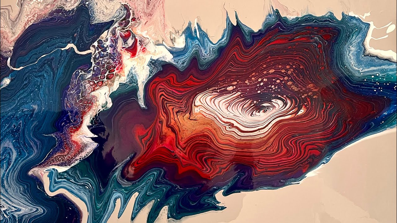 52 CRAZY Acrylic Paint Dustpan Ring Pour Swipe All In One W/Some