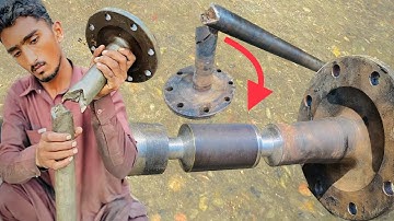 Another Unique Idea for Broken Rear Truck Axle Repair with Double joint||Amazing Mechanical Things||