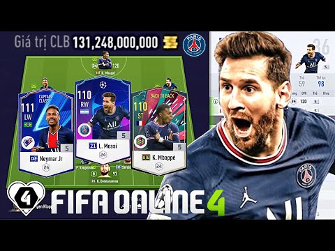 I Love Cầm 100 Tỷ BP Phá Sạch Xây Dựng Đội hình PSG FO4 Mạnh Nhất: MESSI, NEYMAR, MBAPPE & RAMOS +5