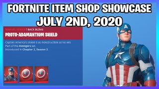 Fortnite Item Shop *NEW* CAPTAIN AMERICA SKIN! [July 2nd, 2020] (Fortnite Battle Royale)