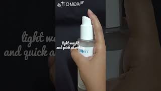 Plum 3% niacinamide and rice water toner...#skincare #plumgoodness #toner