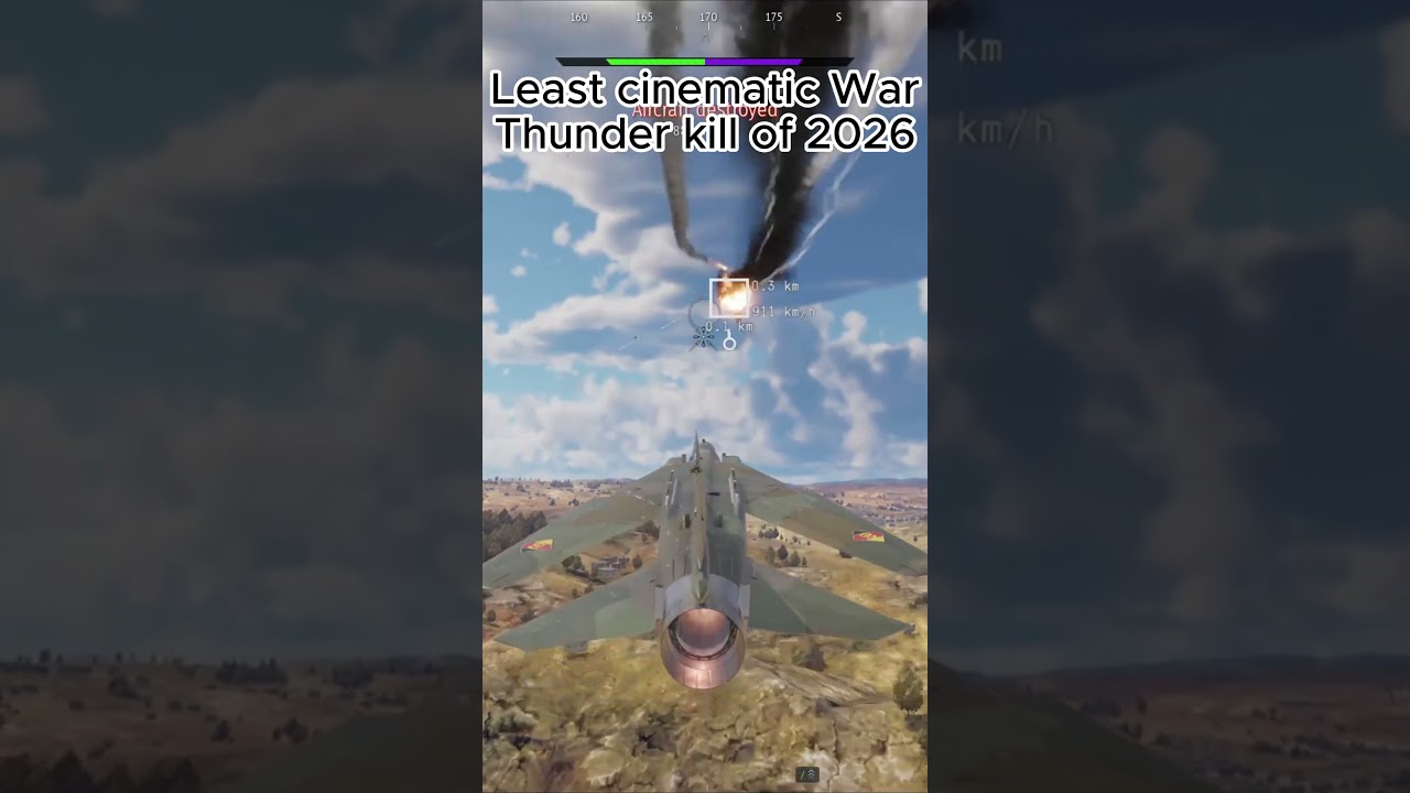 Least cinematic War Thunder kill of 2026