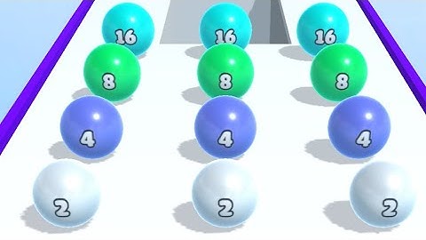 Ball Merge 2048 -  MAX LEVEL Gameplay Walkthrough  Android NEW UPDATE Ep 12