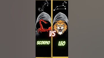Thumbnail of Scorpio vs leo who wins| scorpio zodiac sign| leo zodiac sign| shorts