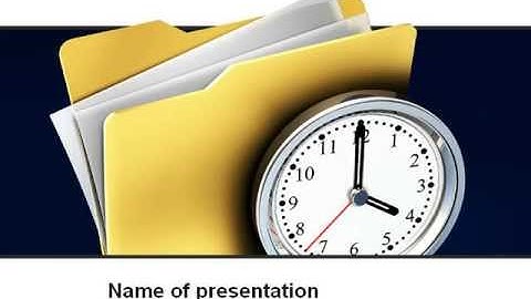 Document Workflow PowerPoint Template by PoweredTemplate.com