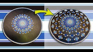 How to make a Dot Mandala Painting Part 2 (of 3 parts) - 198