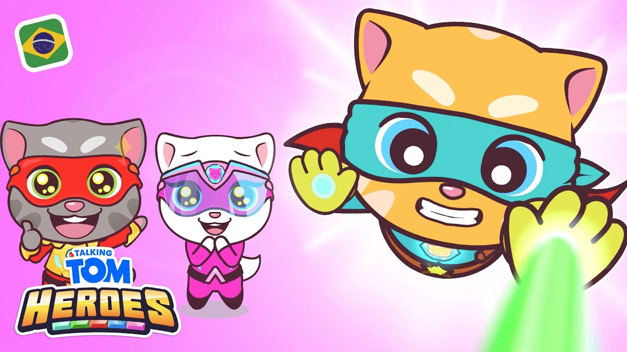 Talking Tom Heroes - Um novo herói no pedaço (Episódio 39) - YouTube