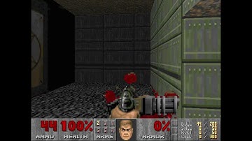 Doom II level 20, Gotcha!: Overlooked area