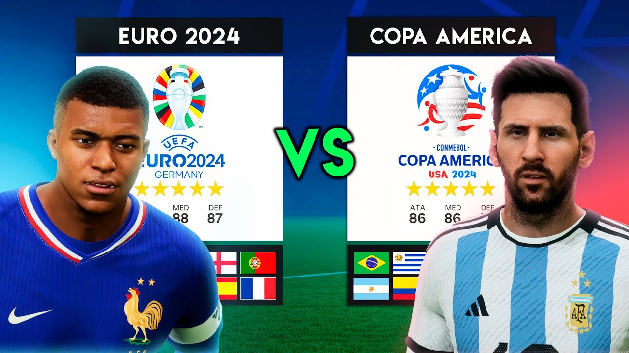 EURO 2024 vs COPA AMERICA 2024 | FC24