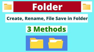 How to create a new folder on windows 11 | Rename & File Save in folder | 3 Methods  Create a Folder