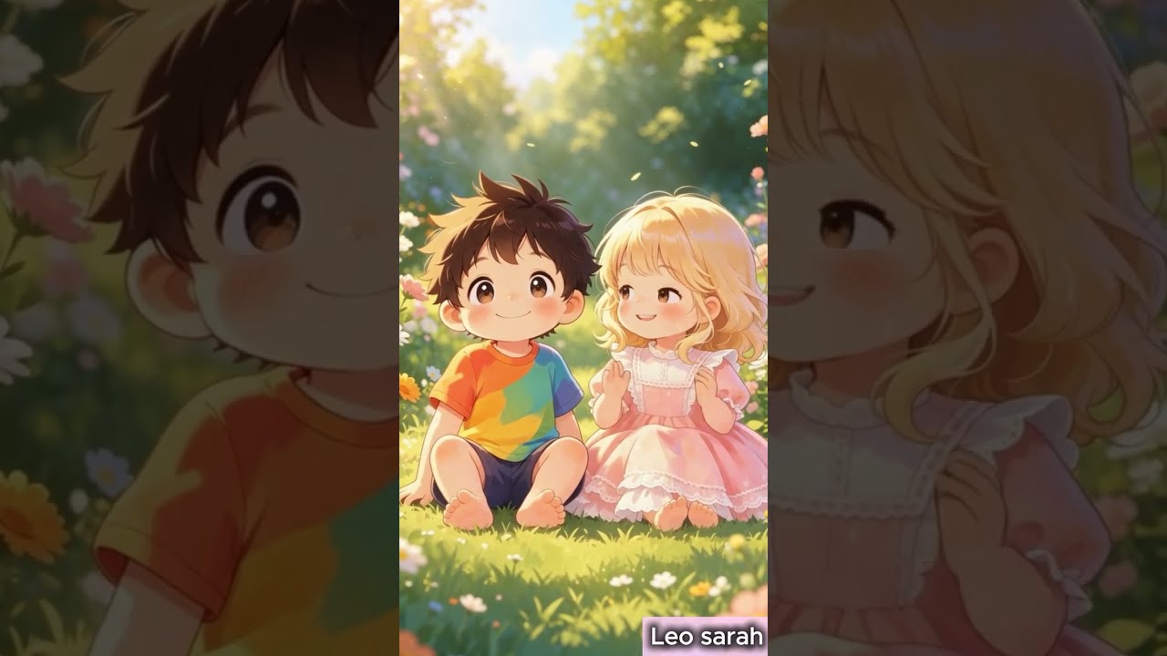 Leo and Sarah playing hide and seek