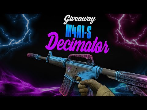 (END) CS:GO M4A1-S | Decimator MW 0.0701 fv GIVEAWAY (END) - YouTube