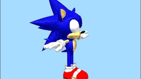Sonic 100% custom model