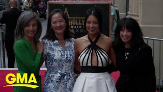 'Mulan' star Ming-Na Wen receives star on Hollywood Walk of Fame l GMA