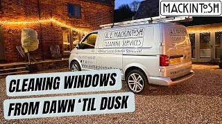Cleaning Windows From Dawn Til Dusk