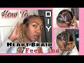 DIY Heart Braid with Feed Ins |Super Cute &amp; Easy Back to School Hairstyle